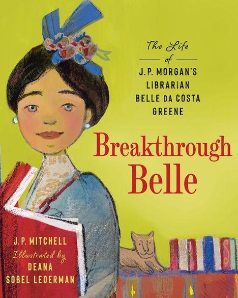 „The Life of J.P. Morgan’s Librarian Belle da Costa Greene“; „Breakthrough Belle“. Portrait einer Frau mit Büchern.