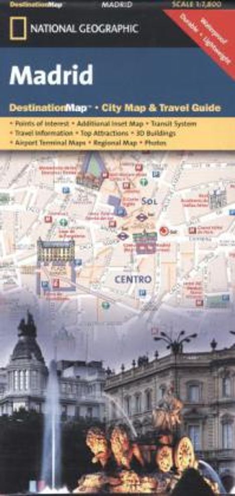 National Geographic Maps: Madrid Map, Karten