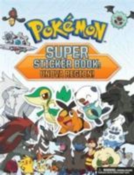 Pokemon Super Sticker Book: Unova Region!, Buch