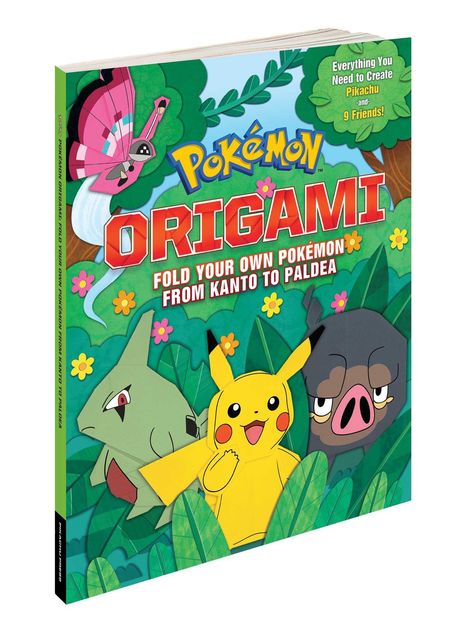 Pikachu Press: Pokémon Origami: Fold Your Own Pokémon from Kanto to Paldea, Buch