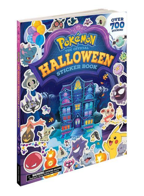 Pikachu Press: Pokémon Halloween: The Official Sticker Book, Buch