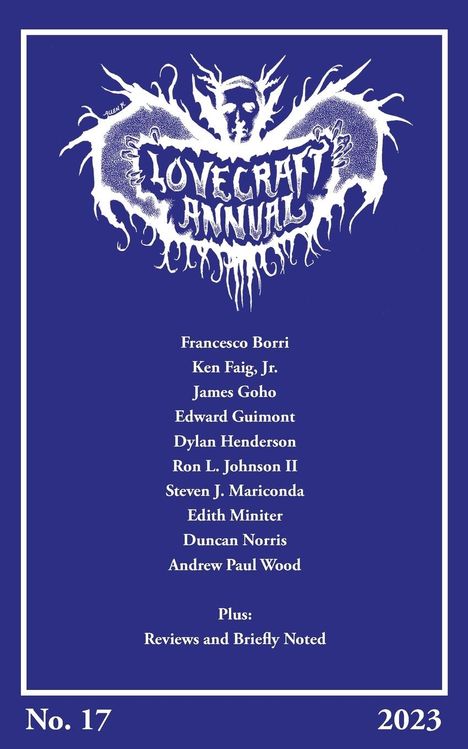 Lovecraft Annual No. 17 (2023), Buch