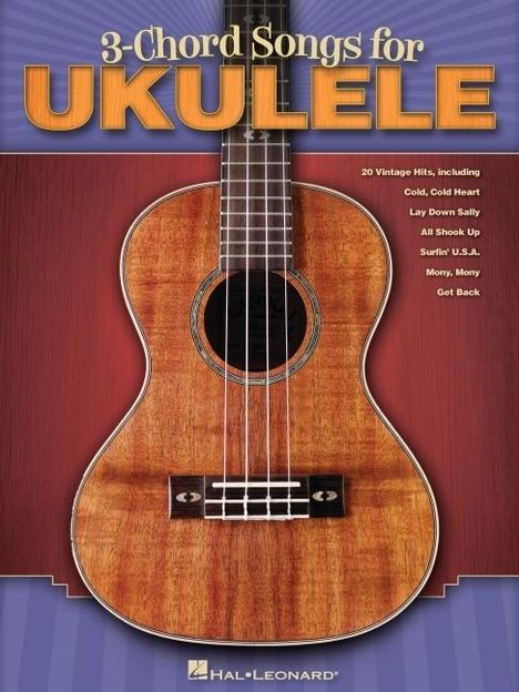 3-Chord Songs for Ukulele, Noten
