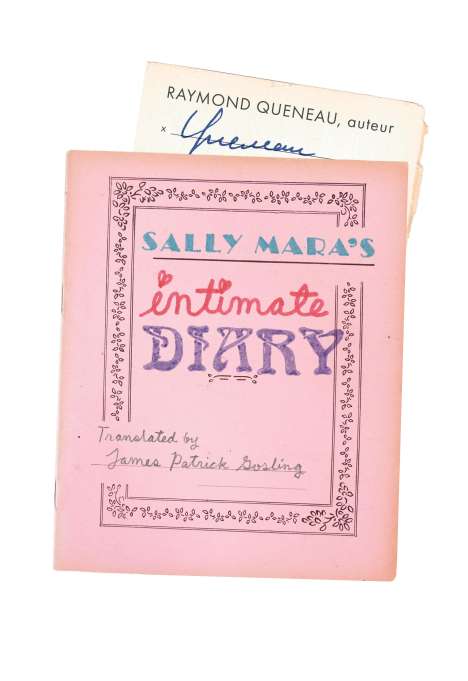 Raymond Queneau: Sally Mara's Intimate Diary, Buch
