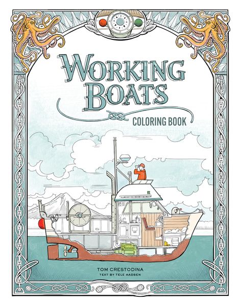 Tom Crestodina: Working Boats Coloring Book, Buch
