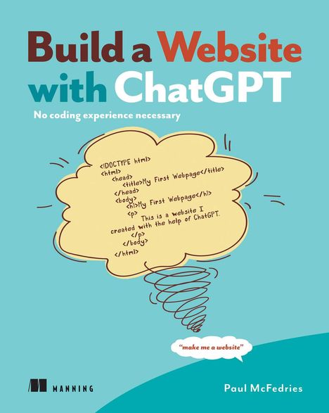 Paul McFedries: Build a Website with ChatGPT, Buch