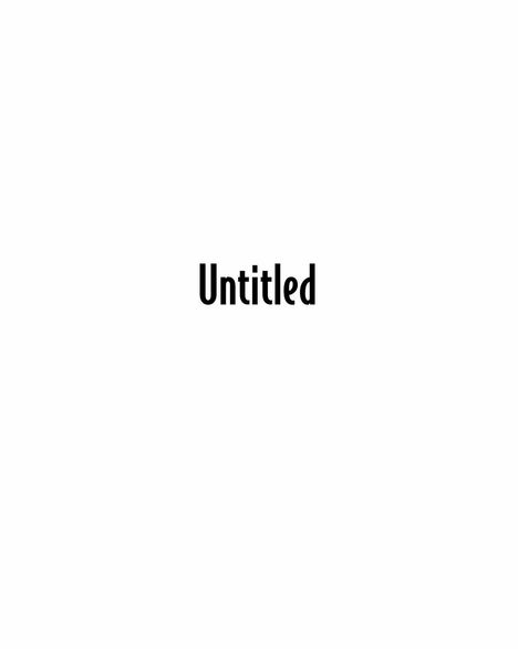 N. A: Untitled, Buch