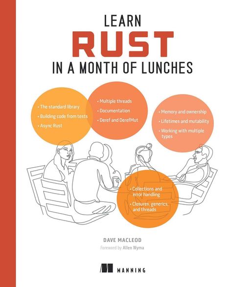 David Macleod: Learn Rust in a Month of Lunches, Buch