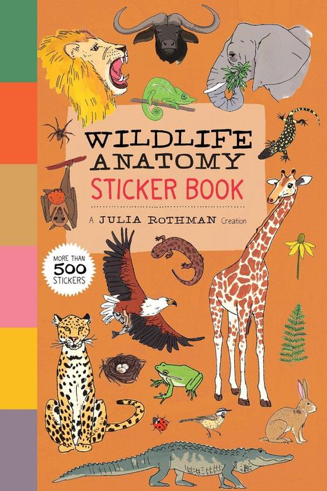 Julia Rothman: Wildlife Anatomy Sticker Book, Buch