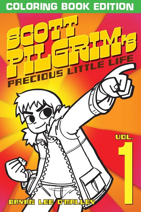 Bryan Lee O'Malley: Scott Pilgrim's Precious Little Life Coloring Book, Buch