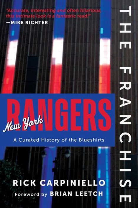 Rick Carpiniello: The Franchise: New York Rangers, Buch