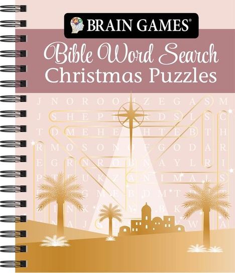 Publications International Ltd: Brain Games - Bible Word Search Christmas Puzzles, Buch