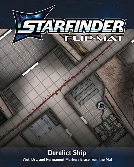 Damien Mammoliti: Starfinder Flip-Mat: Derelict Starships, Buch