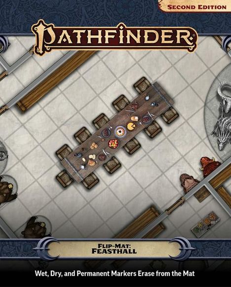 Jason Engle: Pathfinder Flip-Mat: Feasthall, Buch