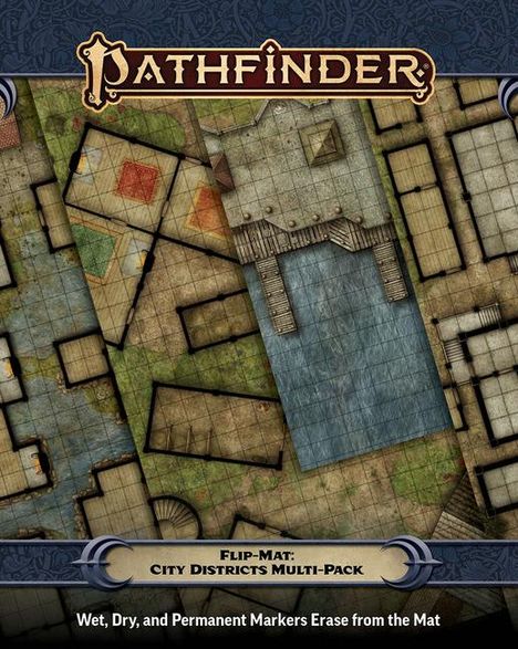 Jason Engle: Pathfinder Flip-Mat: City Districts Multi-Pack, Buch