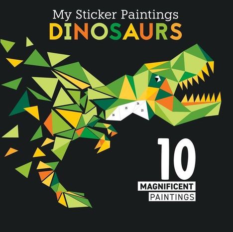 Logan Powell: My Sticker Paintings: Dinosaurs, Buch
