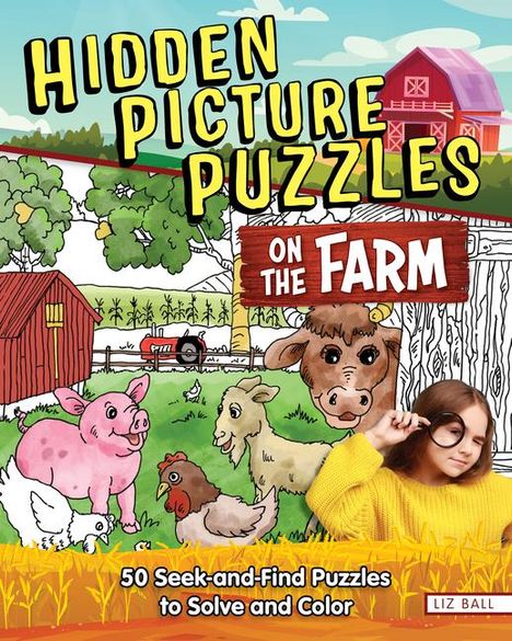 Liz Ball: Hidden Picture Puzzles on the Farm, Buch
