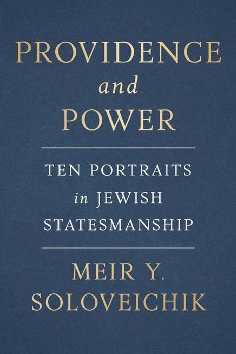Meir Y. Soloveichik: Jewish Statesmanship, Buch