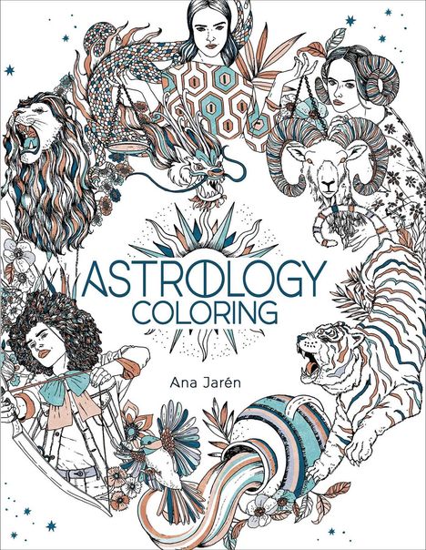 Ana Jarén: Astrology Coloring, Buch