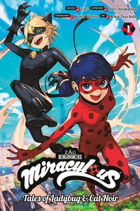 Koma Warita: Miraculous: Tales of Ladybug &amp; Cat Noir (Manga) 1, Buch