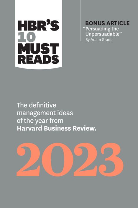 Harvard Business Review: Hbr's 10 Must Reads 2023, Buch