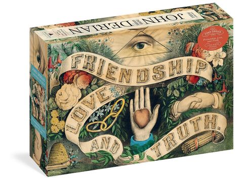 John Derian: John Derian Paper Goods: Friendship, Love, and Truth 1,000-Piece Puzzle, Spiele