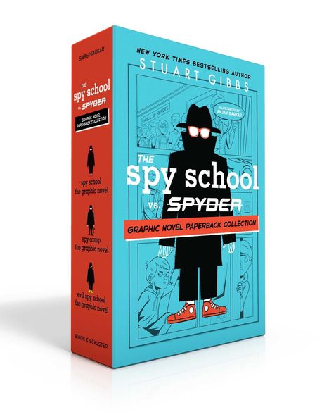 Stuart Gibbs: The Spy School vs. Spyder Graphic Novel Paperback Collection (Boxed Set), Buch