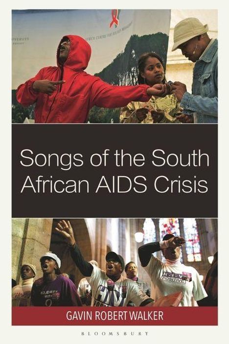 "Songs of the South African AIDS Crisis" von Gavin Robert Walker. Menschen singen in Gruppen, teils in Kirchenumgebung.
