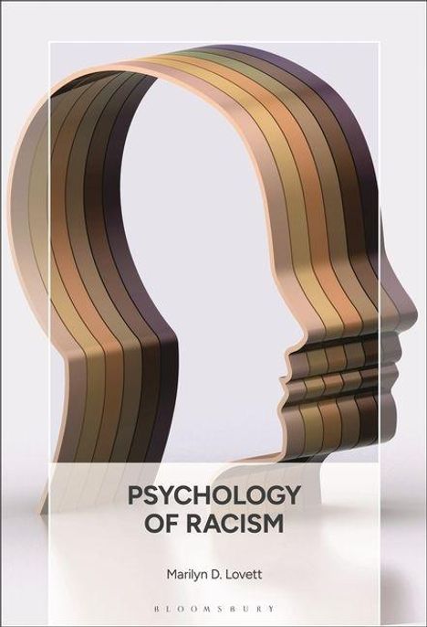"Psychology of Racism" von Marilyn D. Lovett. 3D-Skulptur aus überlappenden Profilen als Illustration.