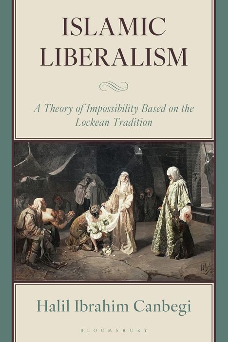 Oben steht "ISLAMIC LIBERALISM". Darunter eine historische Szene mit Menschen in traditioneller Kleidung.