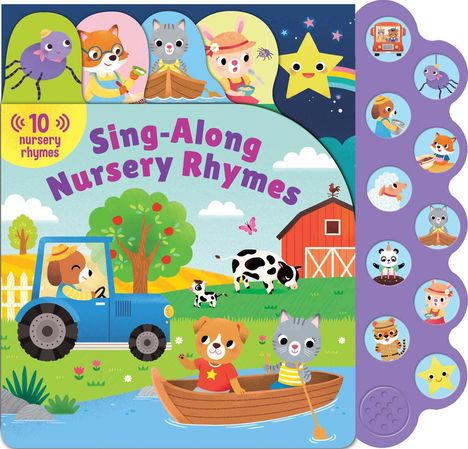 10-Button Sounds: Sing-Along Nursery Rhymes, Buch