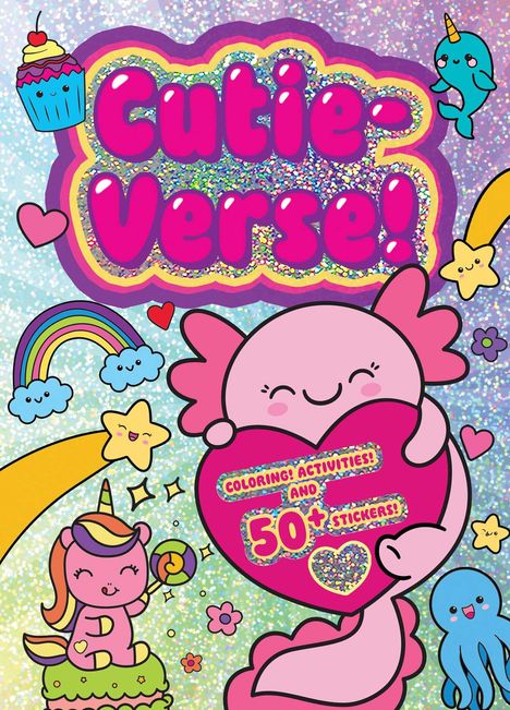 Editors of Silver Dolphin Books: Jumbo Foil Coloring Book: Cutie-Verse, Buch