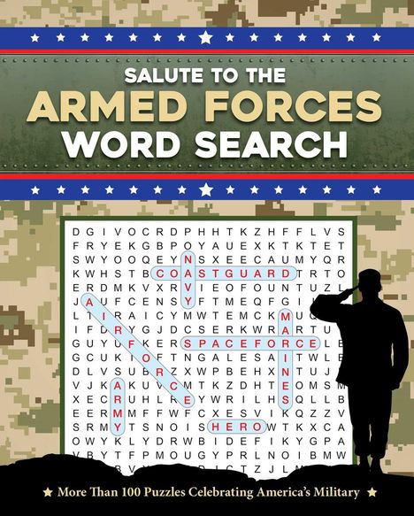 Editors of Thunder Bay Press: Salute to the Armed Forces Word Search, Buch