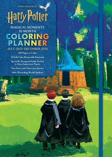 Editors of Thunder Bay Press: 2026 Harry Potter Magical Moments 18-Month Coloring Planner, Buch