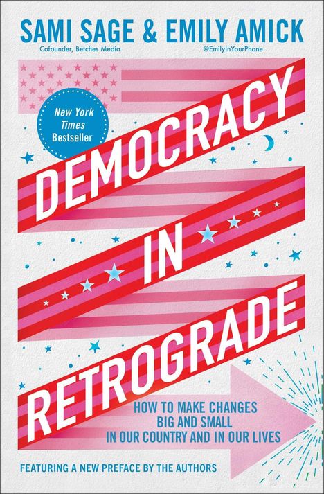 Titel: "Democracy in Retrograde". Untertitel: "How to make changes big and small in our country and in our lives".
