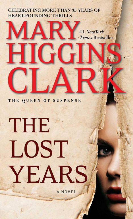 "CELEBRATING MORE THAN 35 YEARS OF HEART-POUNDING THRILLS" und "THE LOST YEARS". Ein verborgenes Gesicht hinter zerrissenem Papier.