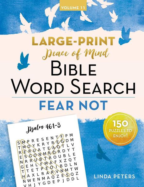 Linda Peters: Peace of Mind Bible Word Search: Fear Not, Buch