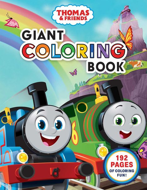 Mattel: Thomas &amp; Friends: Giant Coloring Book, Buch