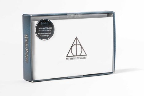 Insight Editions: Harry Potter: Deathly Hallows Foil Note Cards (Set of 10), Diverse