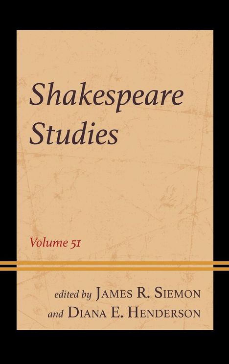 Shakespeare Studies, Buch