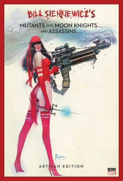 Bill Sienkiewicz: Bill Sienkiewicz's Mutants and Moon Knights and Assassins Artisan Edition, Buch