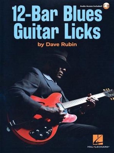 Dave Rubin: 12-Bar Blues Guitar Licks: Book with Online Audio by Dave Rubin, Buch