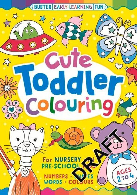 Emily Twomey: Cute Toddler Colouring, Buch