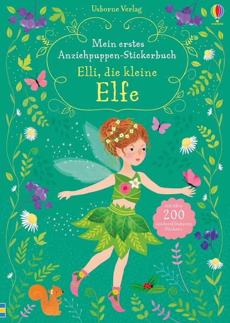 Fiona Watt: Mein erstes Anziehpuppen-Stickerbuch: Elli, die kleine Elfe, Buch