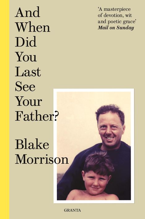 Blake Morrison: And When Did You Last See Your Father?, Buch