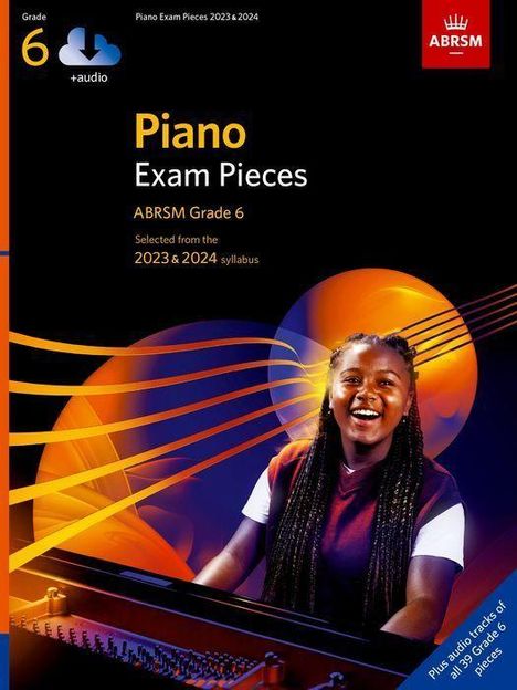 Piano Exam Pieces 2023 & 2024, ABRSM Grade 6, with audio, Buch