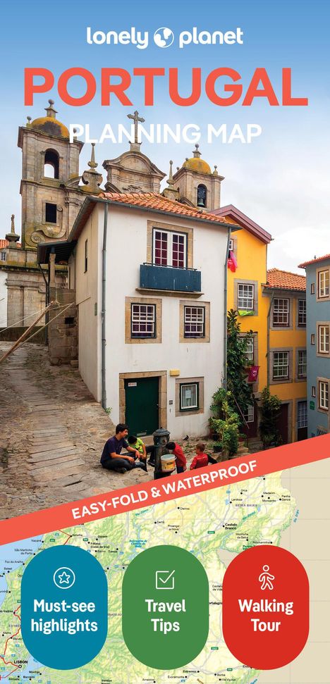 Lonely Planet: Lonely Planet Portugal Planning Map, Karten