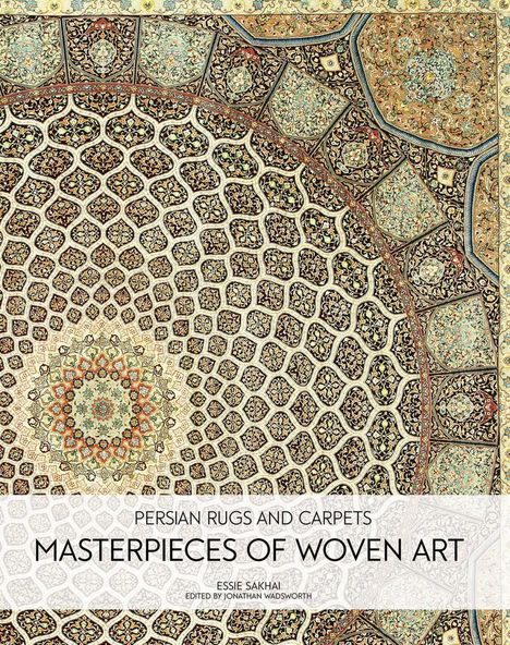 "Persian Rugs and Carpets: Masterpieces of Woven Art." Großes Ornament mit floralen und geometrischen Mustern.