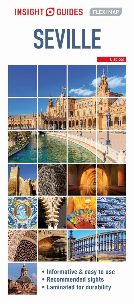 Insight Guides: Insight Guides Flexi Map Seville (Insight Maps), Karten