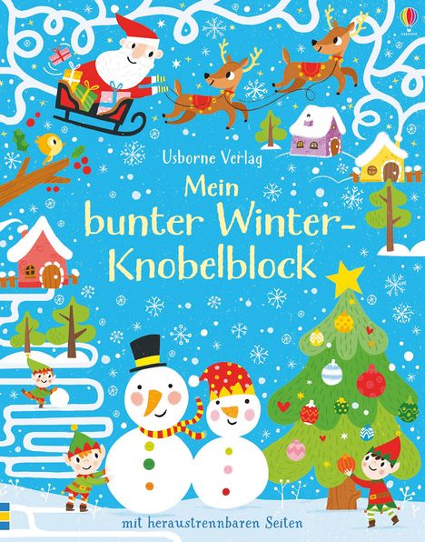 Simon Tudhope: Mein bunter Winter-Knobelblock, Buch